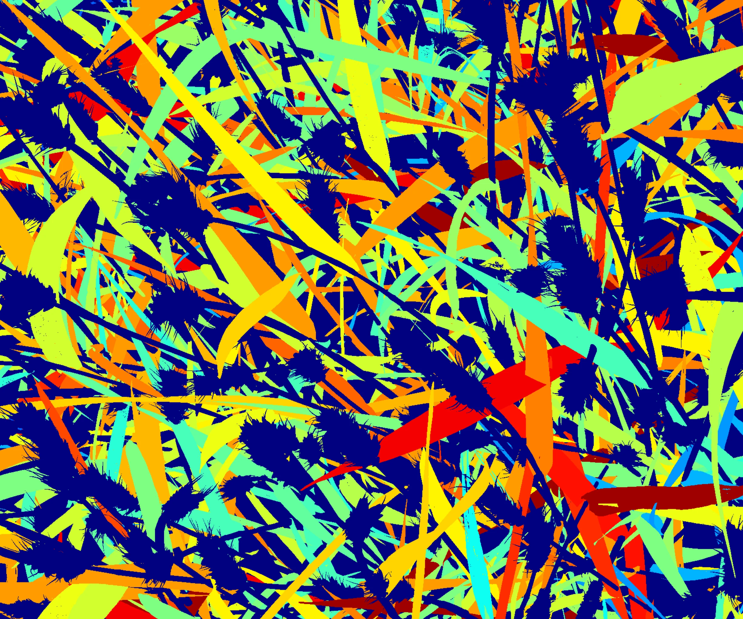 Leaf area mask